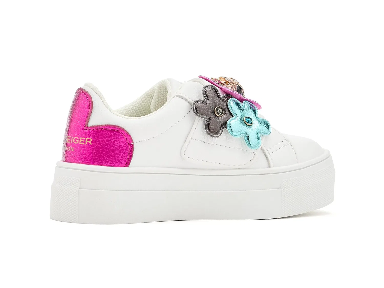 Кроссовки Mini Flower Petal (для малышей) Kurt Geiger London Kids, White Multi — фото 4