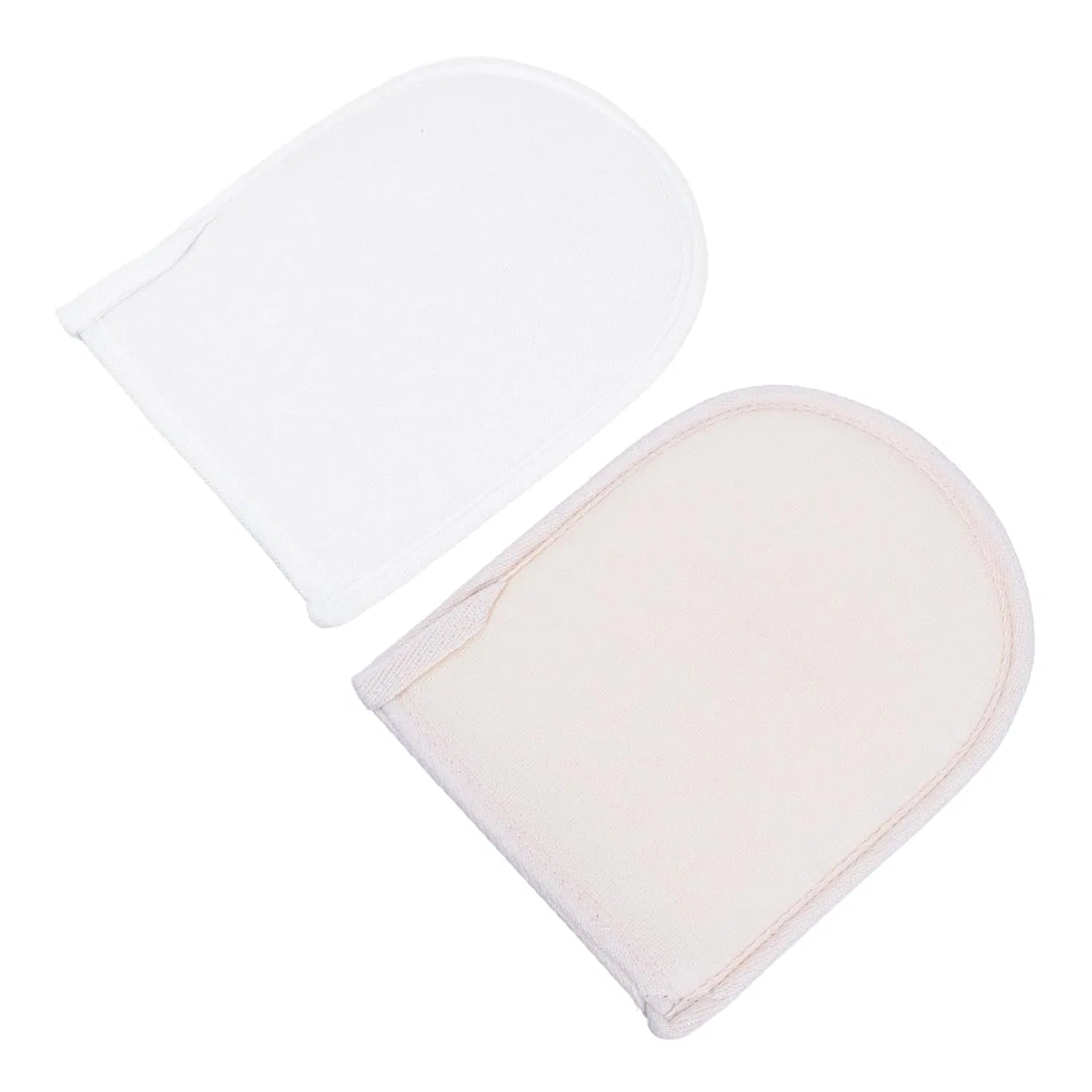 Эксфолиирующие перчатки для ванны Beatifufu, 2 шт, White