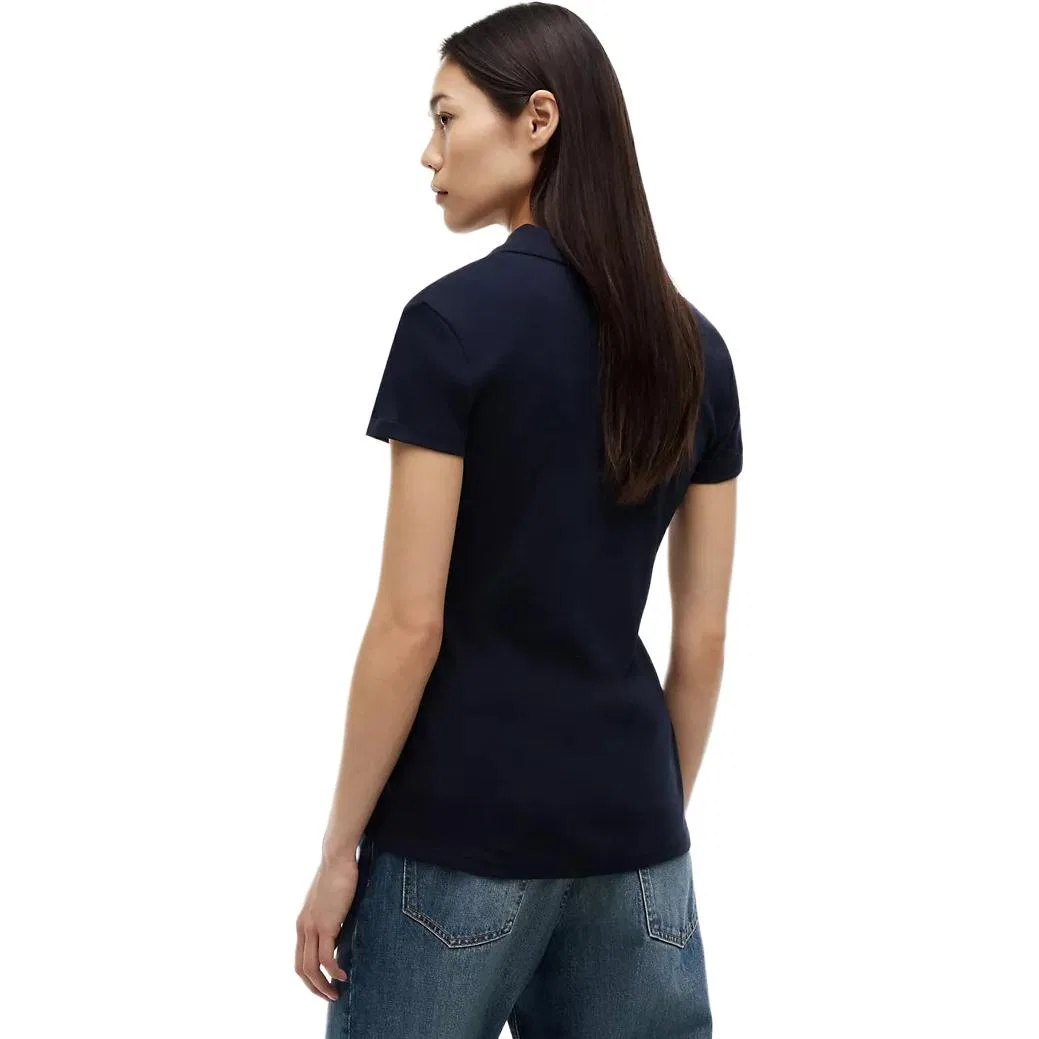 Поло-рубашка Essential Zip, Tommy Hilfiger, Marine Blue — фото 3