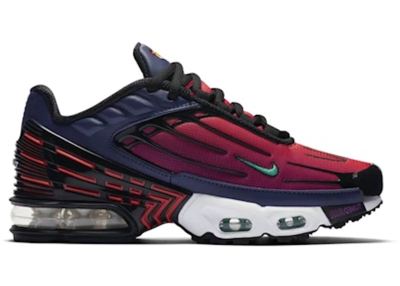 Детские кроссовки Lifestyle Nike Air Max Plus 3 Nike, Blue Void/Magic Ember/Vivid Purple/Kinetic Green