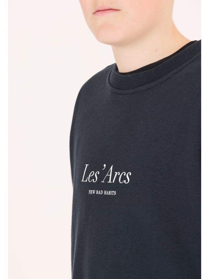 Толстовка Les'Arcs Sweatshirt Shreya, цвет 2101 Dark Sapphire — фото 3