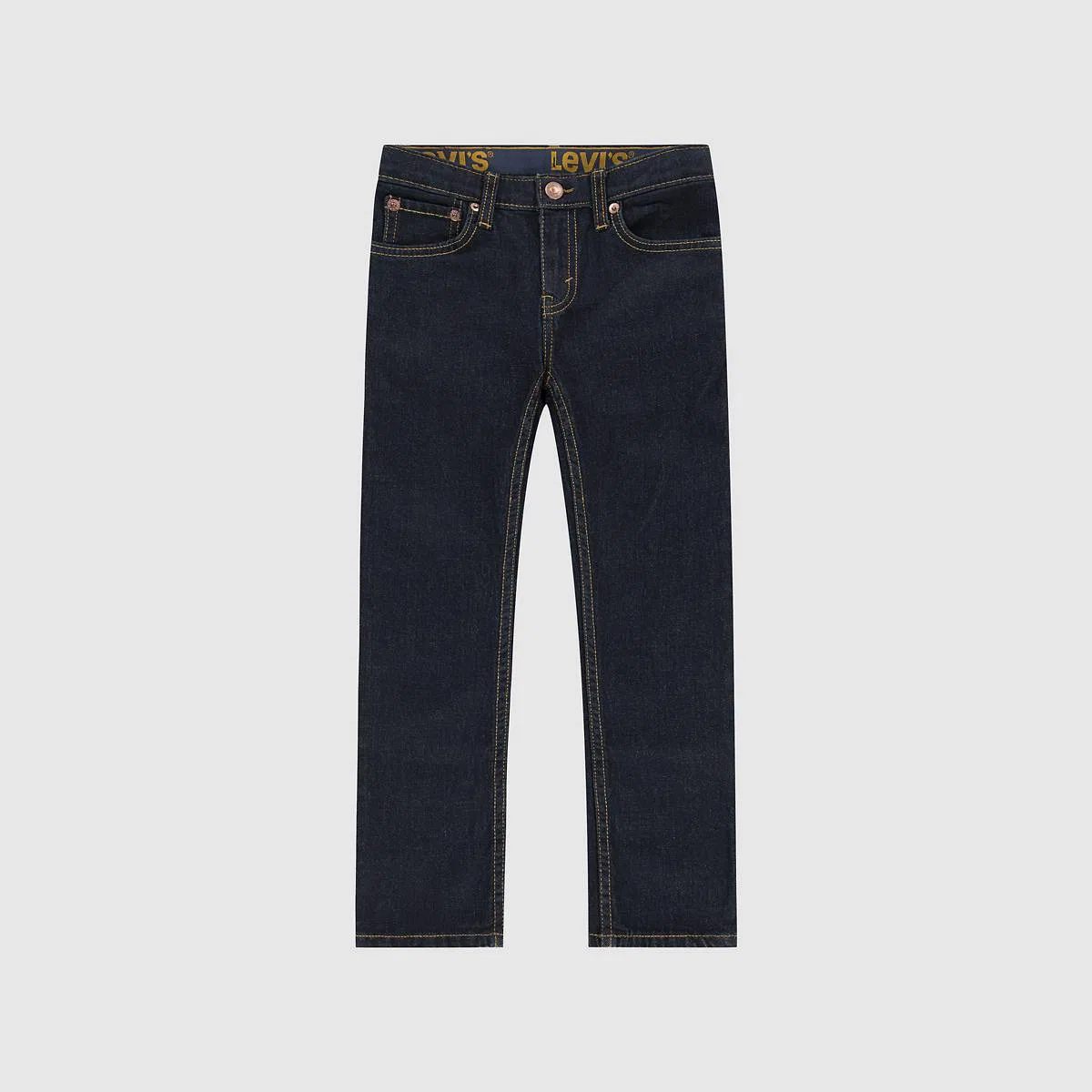 узкие джинсы 510 из экологичной ткани для мальчиков 4-7 лет Levi's, Roadhouse Blues - Dark Wash — фото 4