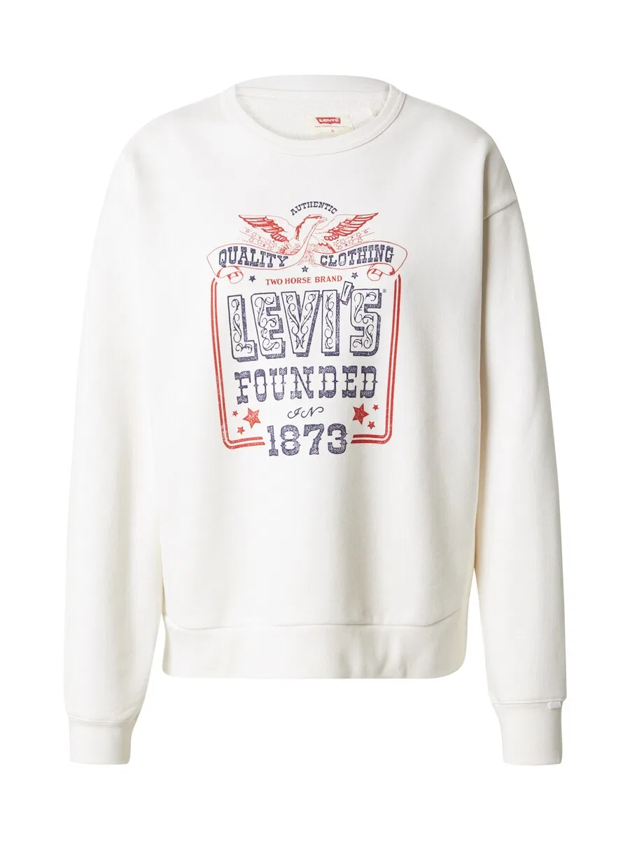 Толстовка LEVI'S 'Heritage' белого цвета