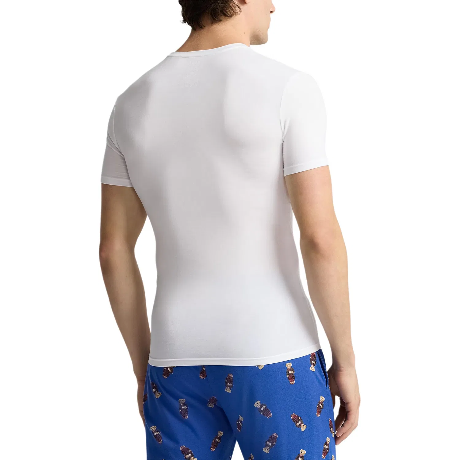 Мужская футболка с коротким рукавом, комплект из 2 штук, Polo Ralph Lauren, White — фото 4