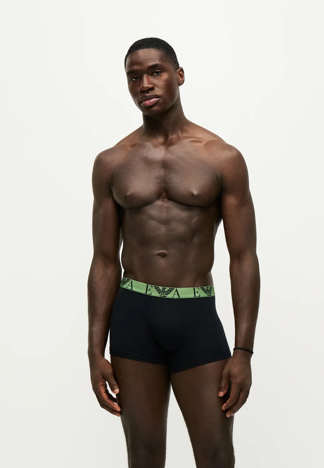 3 шт. - трусы Emporio Armani, Black — фото 4