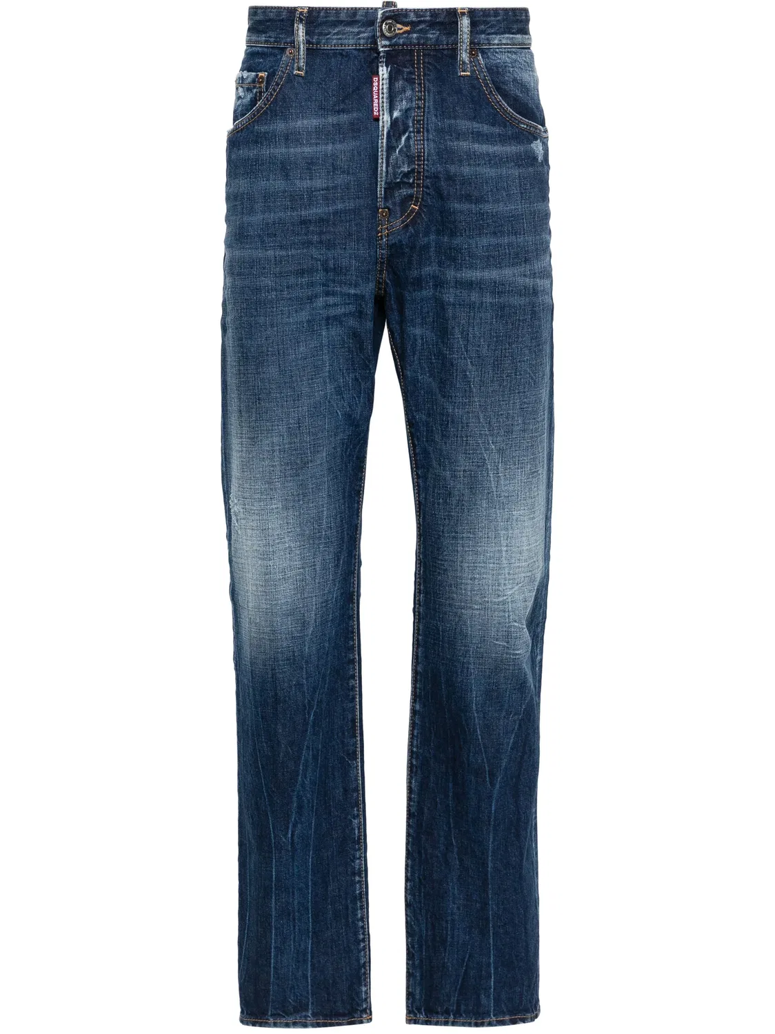 Джинсы 642 средней посадки DSQUARED2, синий