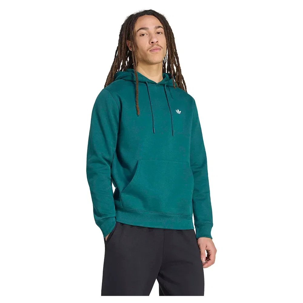 Худи Trefoil Essentials Adidas Originals, зеленый