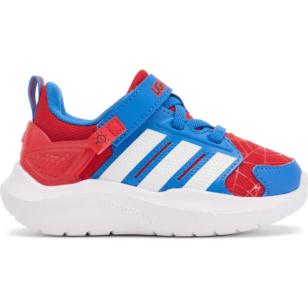 Детские светящиеся кроссовки Lightorama для малышей Adidas, Medium Red — фото 2