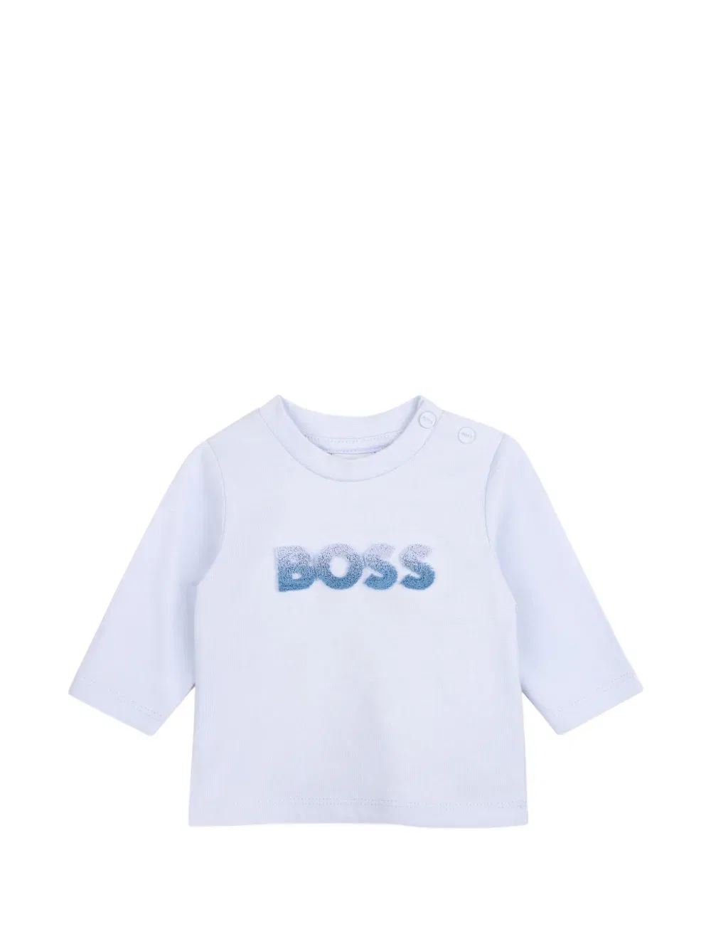 Футболка с длинным рукавом BOSS Kidswear, белый