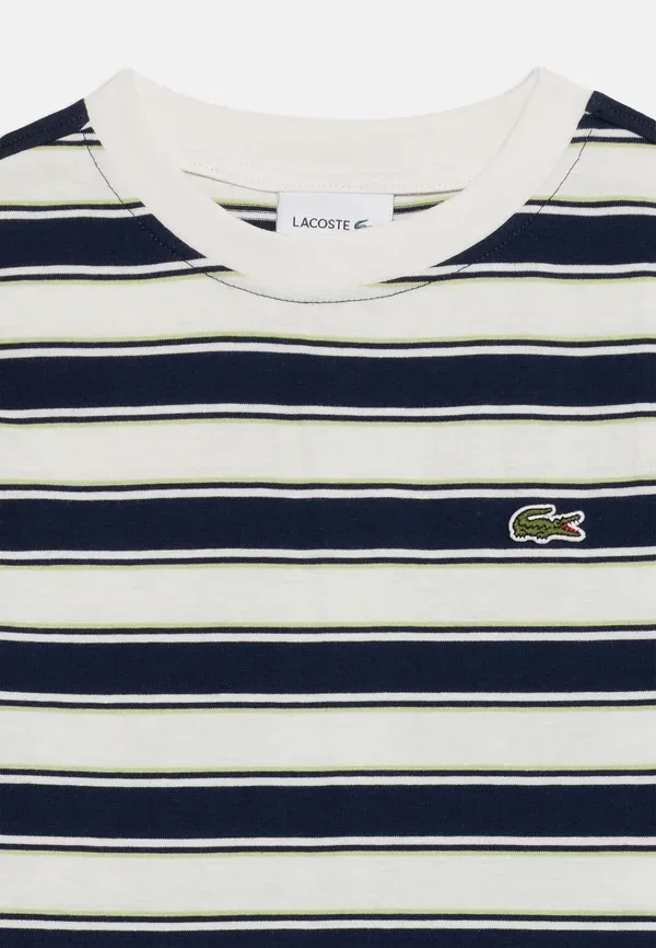 Футболка в полоску - футболка с принтом Lacoste, морской — фото 4