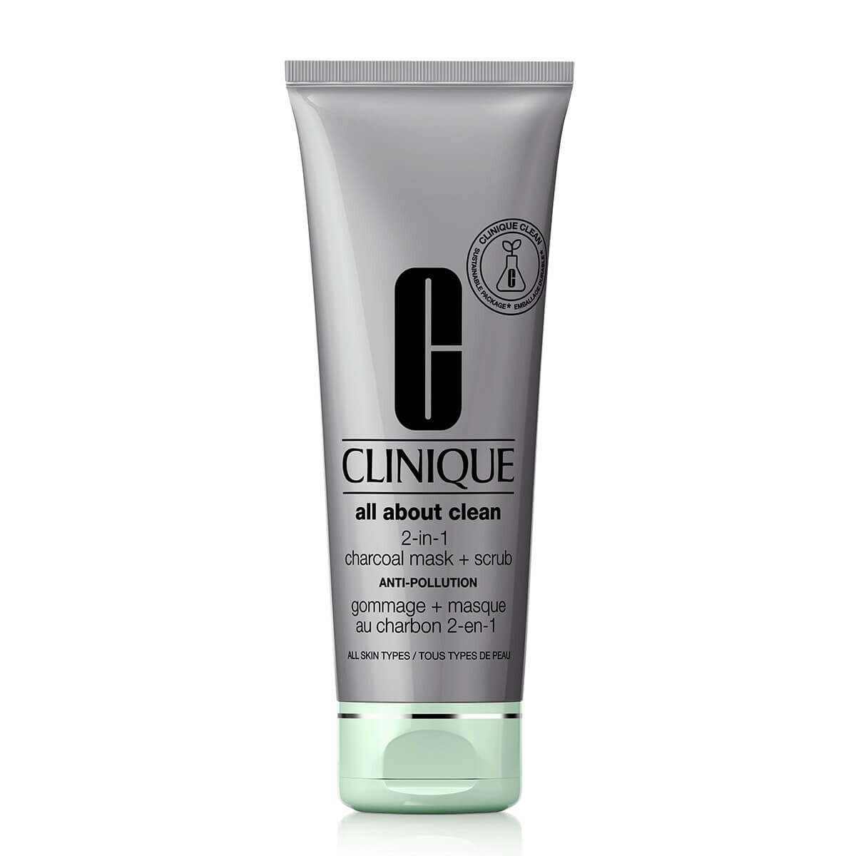 

Угольная маска-скраб Clinique All About Clean 2-in-1, 100 мл