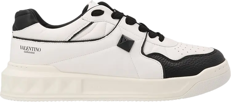 

Кроссовки Valentino One Stud Low White Black, белый