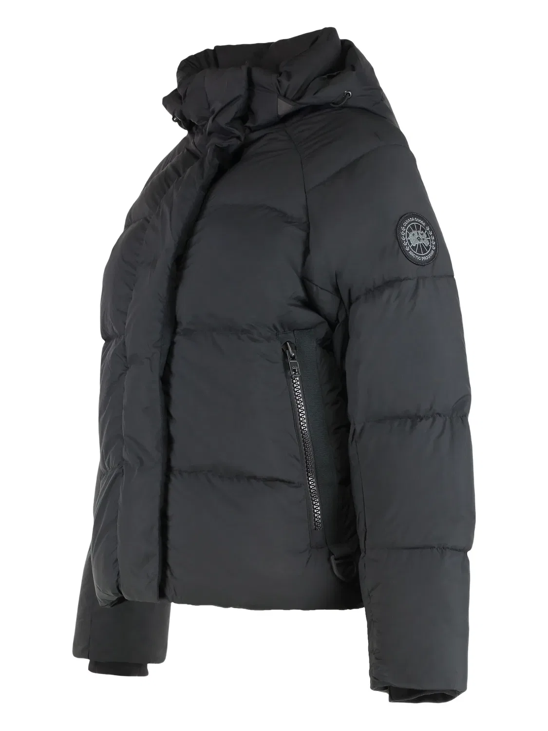 Куртка-пуховик с капюшоном на застежке Canada Goose, черный — фото 2