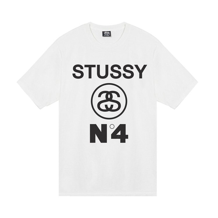 

Футболка Stussy No.4 Pigment Dyed Tee 'Natural', белый