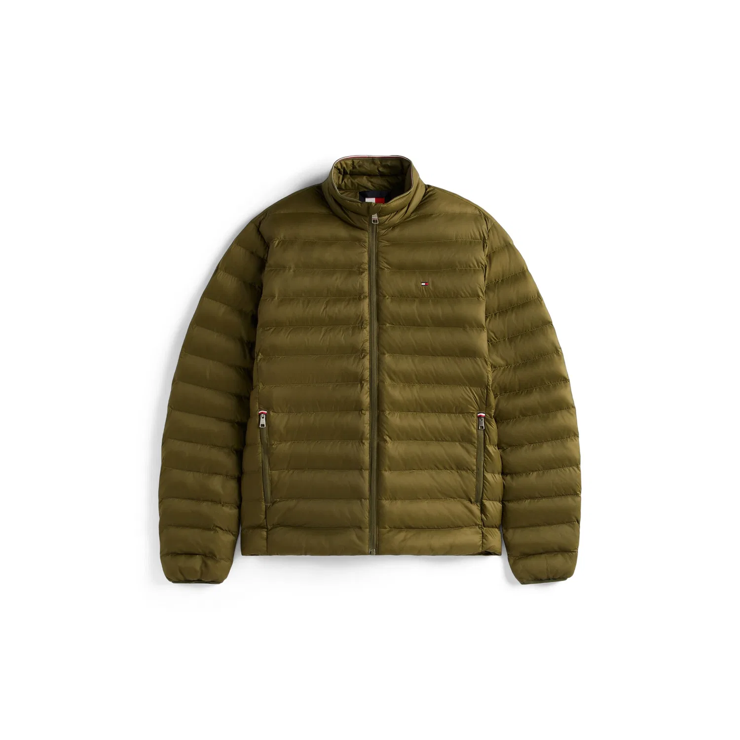 Мужская короткая стеганая куртка PACKABLE RECYCLED JACKET Tommy Hilfiger, Huntsman Green — фото 4