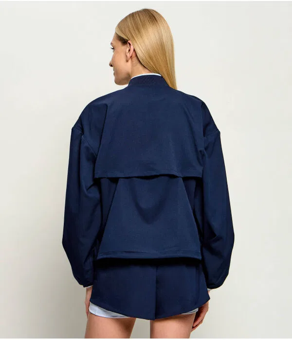 Толстовка женская Lacoste Regular Fit, Blu Marino — фото 3