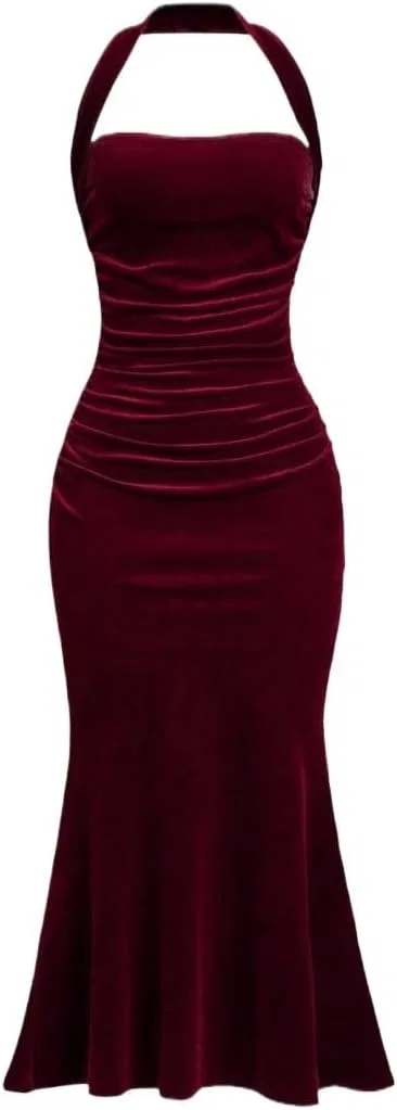 Женское элегантное платье без спины с запахом Bodycon, Hot Pink
