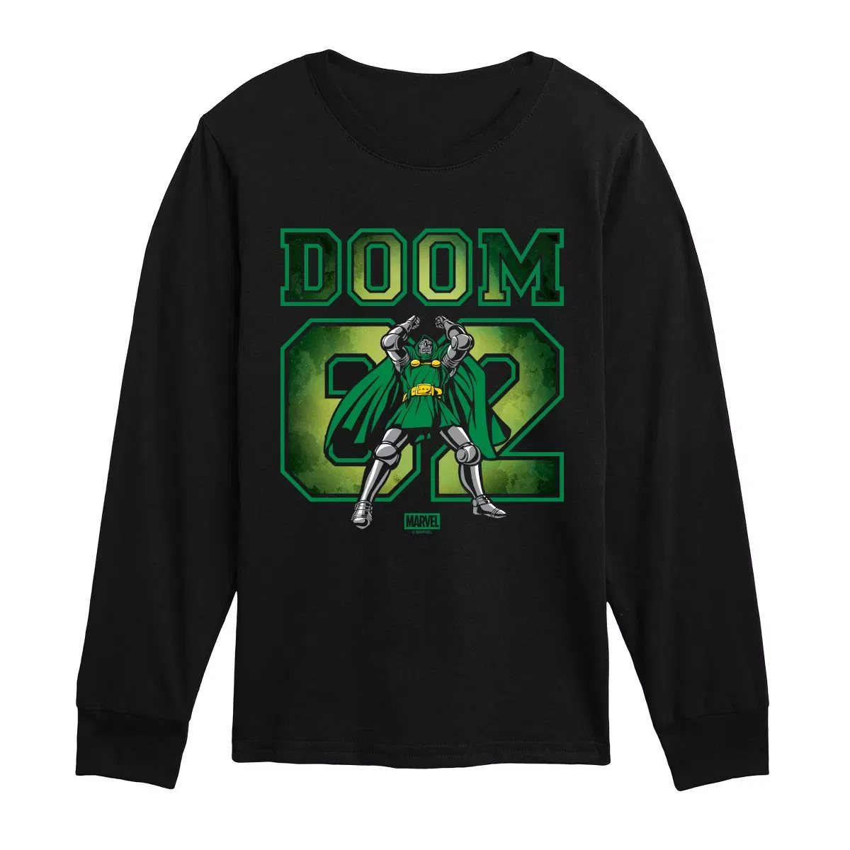 Детское лонгслив с принтом Fantastic Four Dr. Doom Jersey Fantastic Four, Black