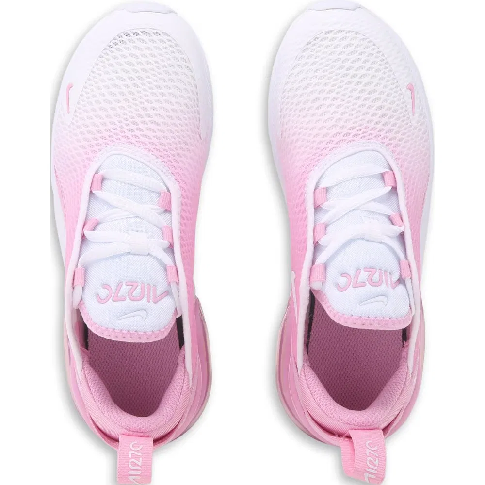 Детские кроссовки Air Max 270 Nike, Pink/White — фото 4