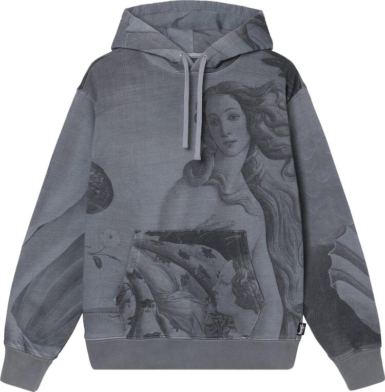 

Худи Stussy Dyed Venus Hoodie 'Black', черный
