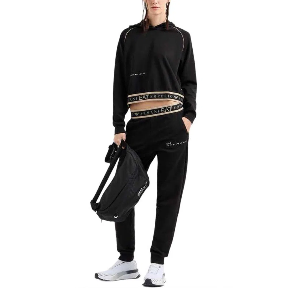 Свитшот женский EA7, EMPORIO ARMANI, Black — фото 3