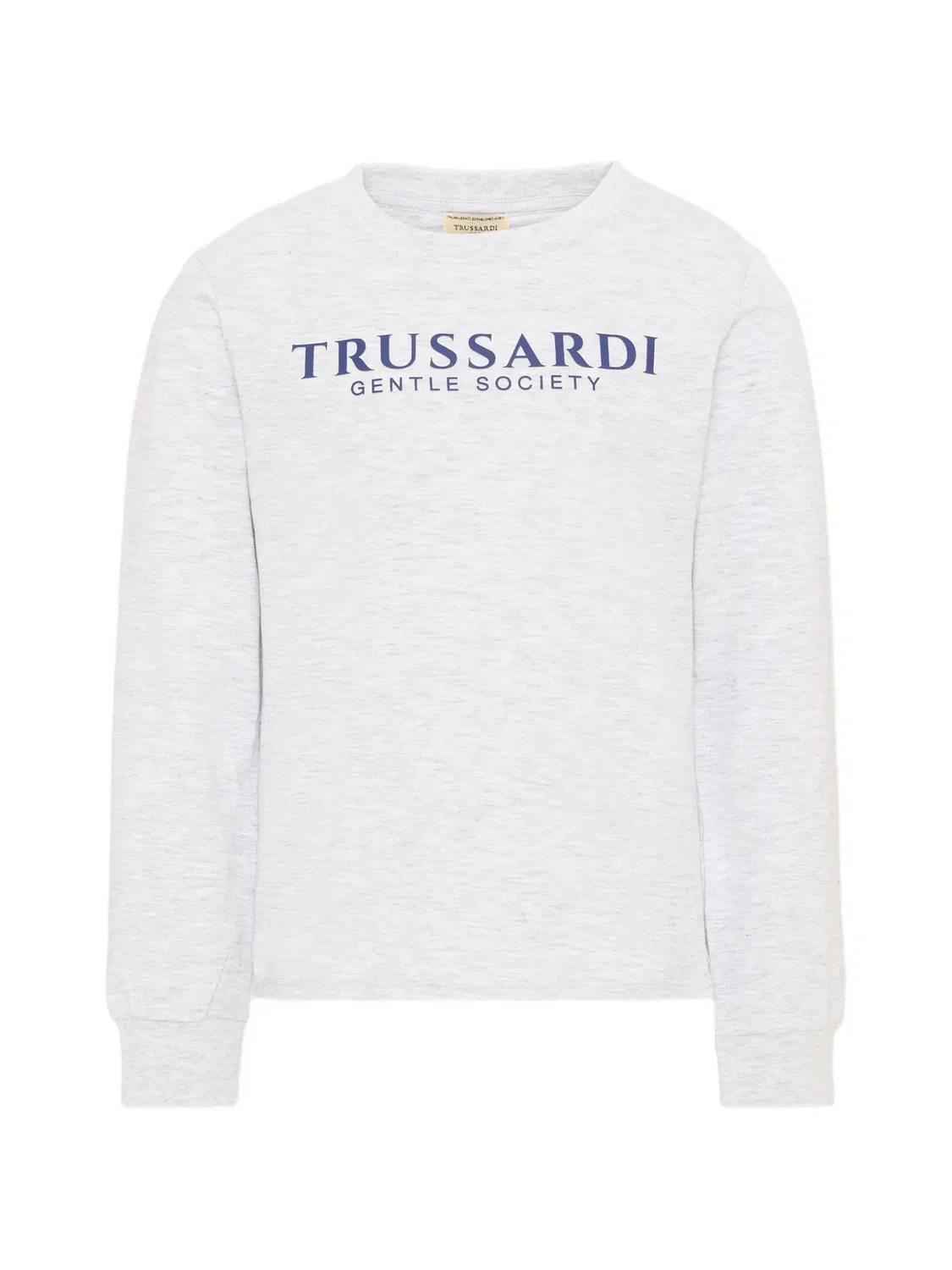 Толстовка с логотипом Trussardi Junior, серый