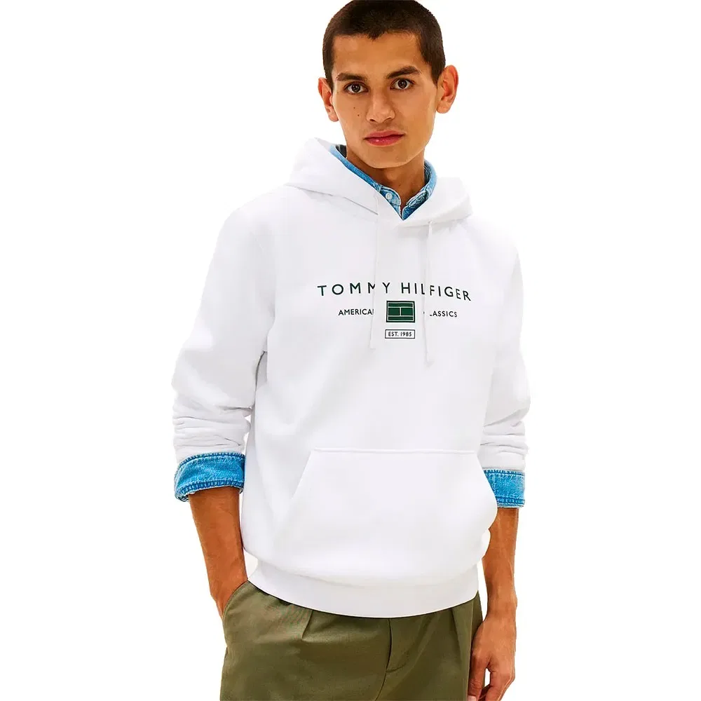 Худи Brand Love Mono Stack Tommy Hilfiger, белый