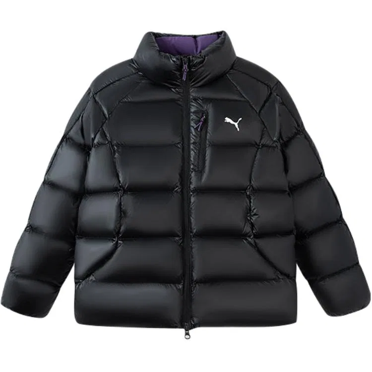 Детская куртка-пуховик с воротником-стойкой PUMA, Черный