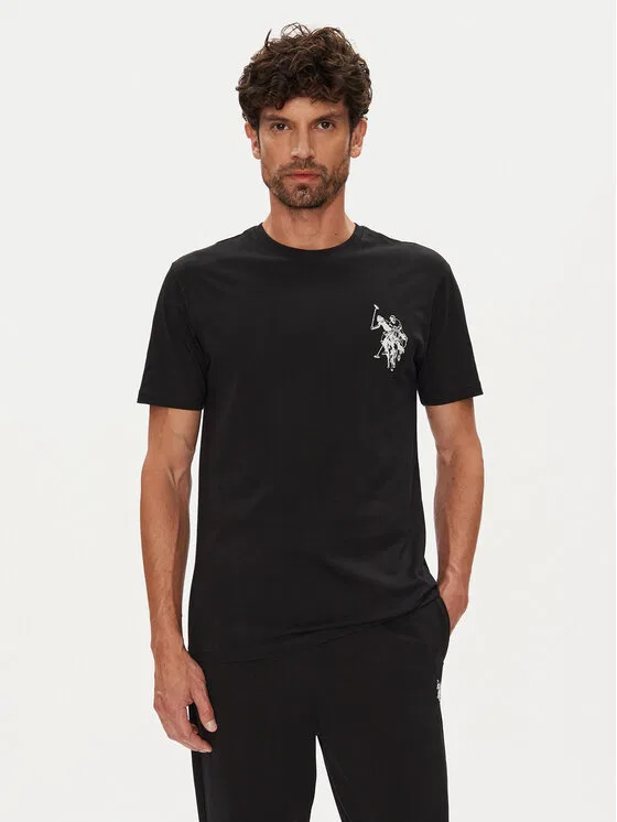 Футболка regular fit U.S. Polo Assn., черный
