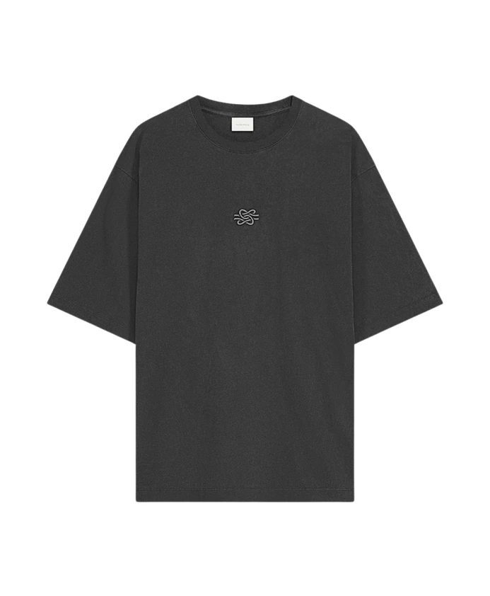 

Свободная футболка с вышивкой Filling Pieces, черный