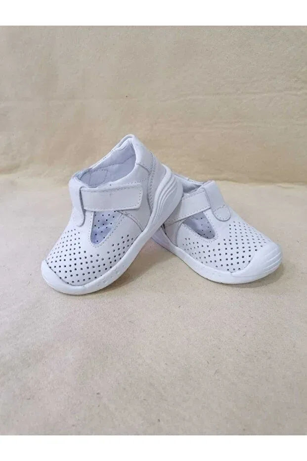 Детские туфли для мальчиков перфорированные Özgür Kids, Stone Gray — фото 2