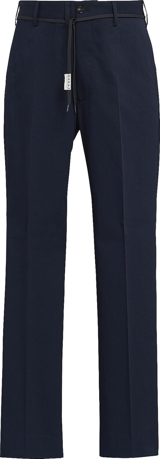 

Брюки Marni Trousers 'Blublack', синий