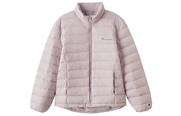 Детский пуховик с воротником-стойкой Champion, Light Pink