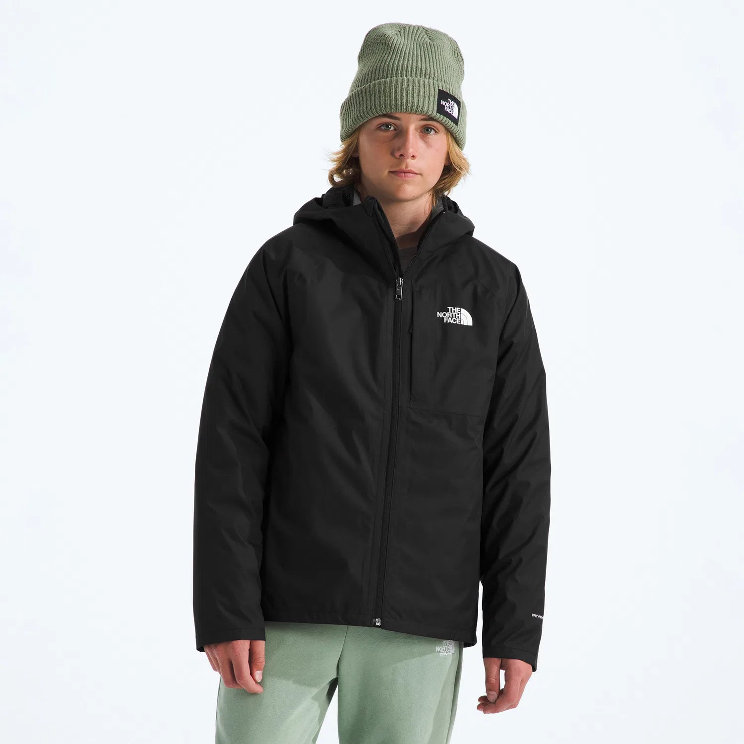 Детская куртка 4-в-1 с капюшоном Perrito The North Face, черный