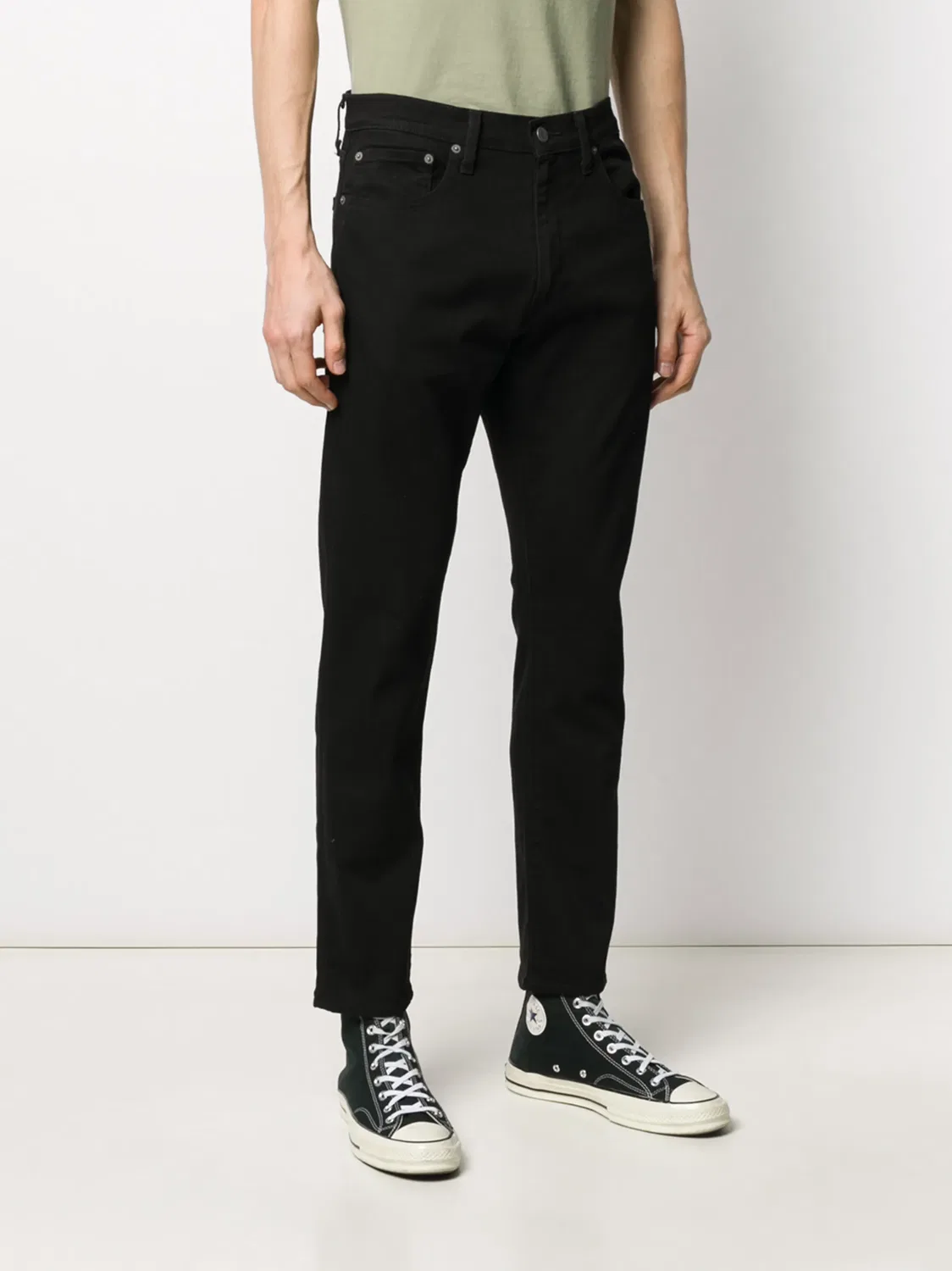 Джинсы Slim-Fit со средней посадкой Levi's, черный — фото 4