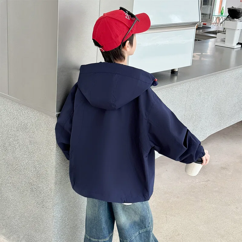 Детская куртка уличного стиля Lanza, Navy Blue — фото 4