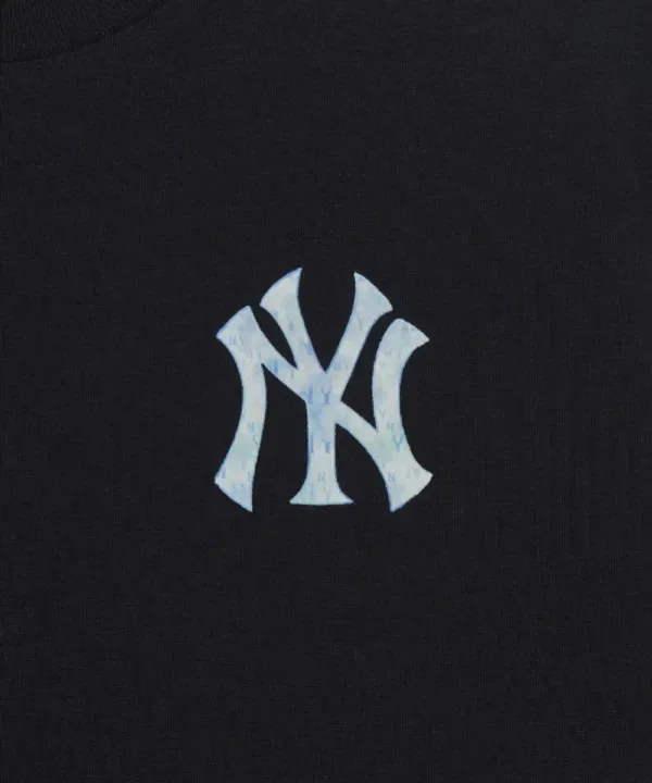 Футболка с монограммой, летняя, SPORTIVE MONOGRAM, Mlb Kids, черный — фото 4