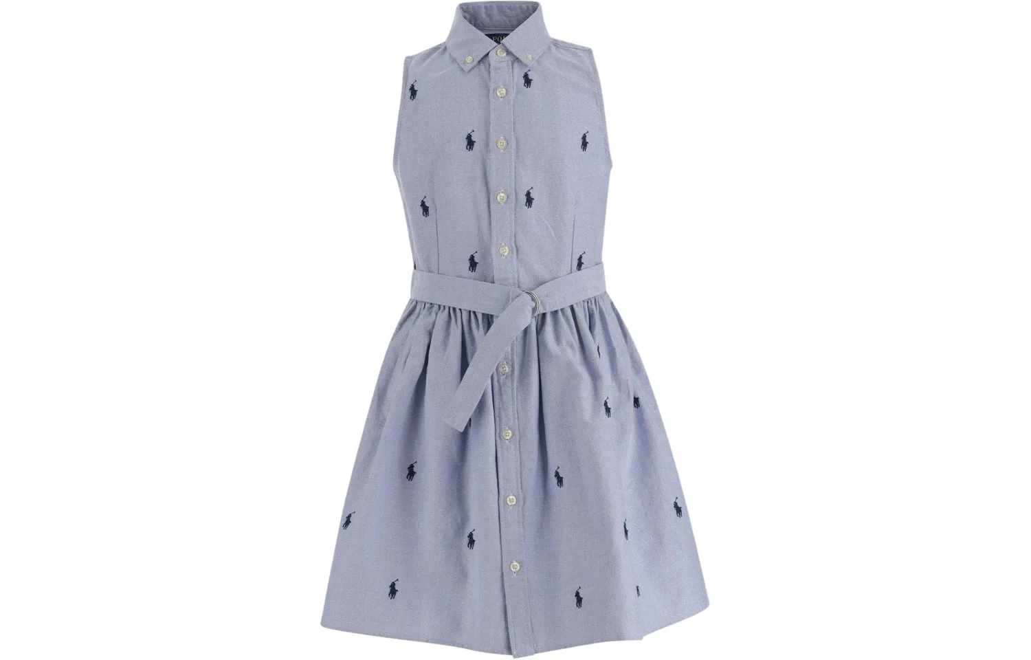 Детское платье для девочек хлопковое Blue Polo Ralph Lauren