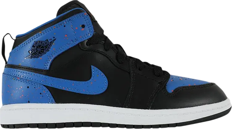 

Кроссовки Air Jordan 1 Mid PS Royal Splatter, черный