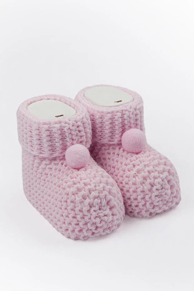 Детские пинетки для новорожденных трикотажные Lui Baby, Pink