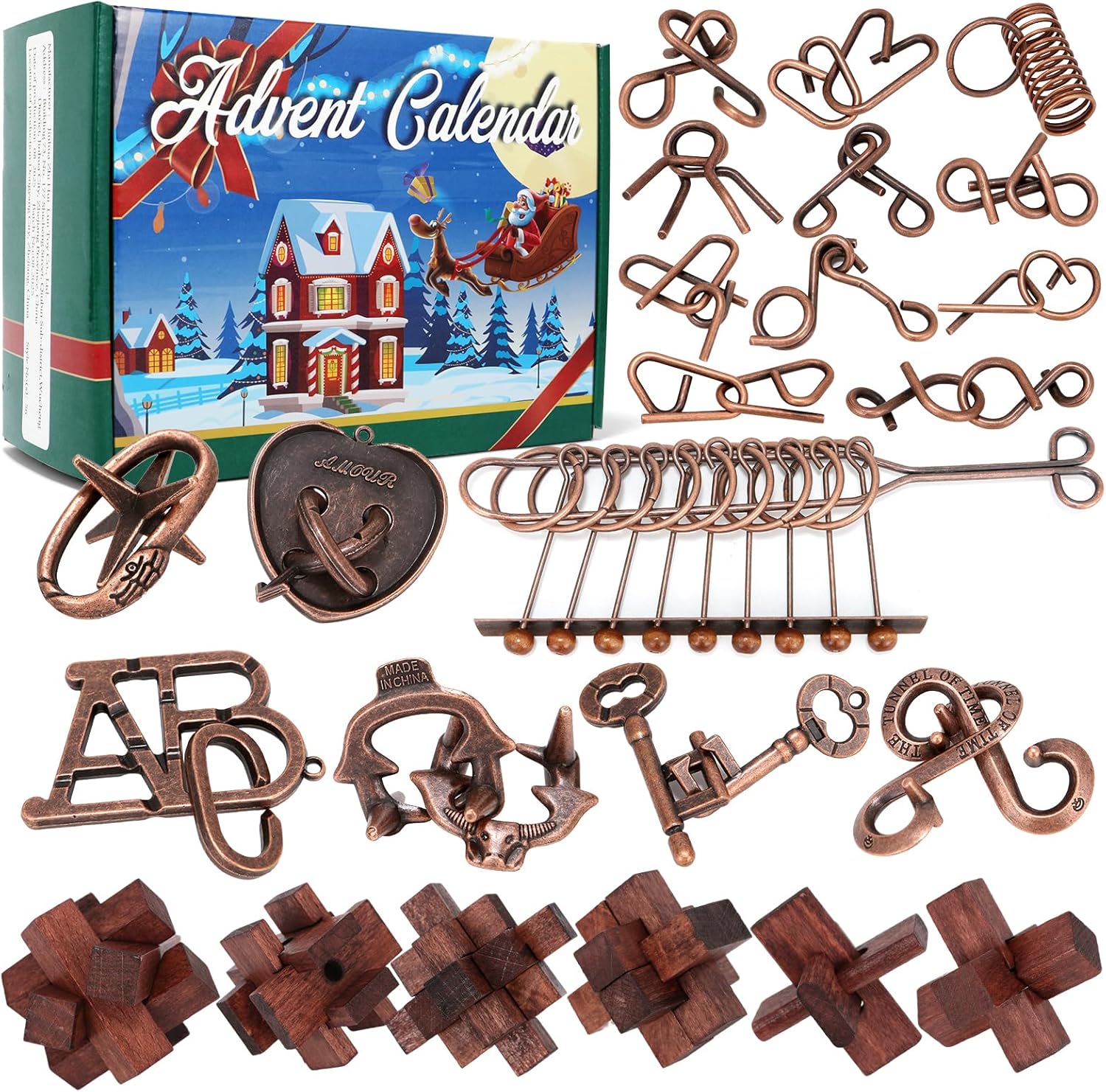 

Адвент-календарь Christmas Countdown Gift Box with 24