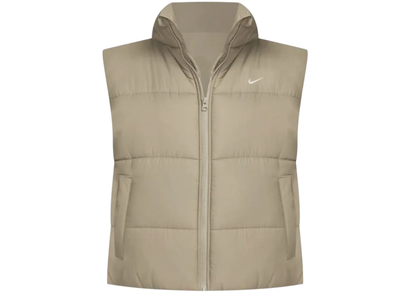 Утепленный жилет без рукавов Classic Puffer Therma-FIT Nike, цвет Medium Olive