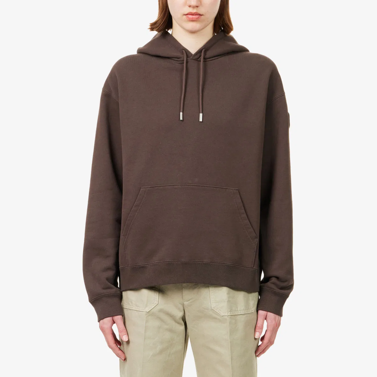 Худи из хлопкового трикотажа с тональным рисунком Wander Canada Goose — фото 3