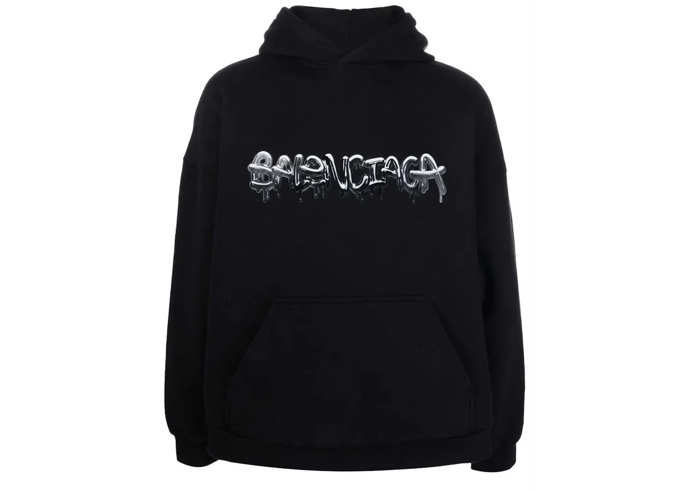 Мужской худи свободного кроя Balenciaga, Black