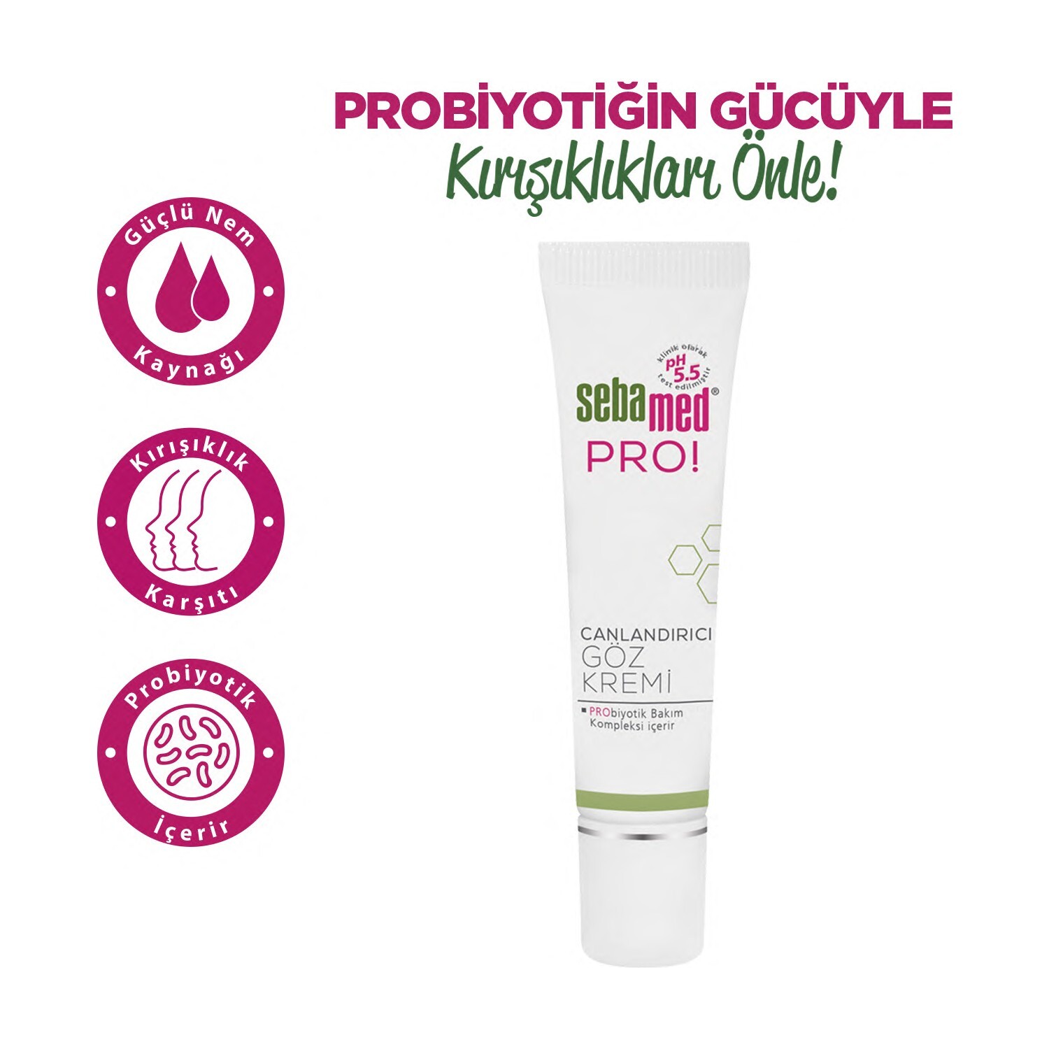 

Восстанавливающий крем Sebamed Pro для кожи вокруг глаз, 15 мл