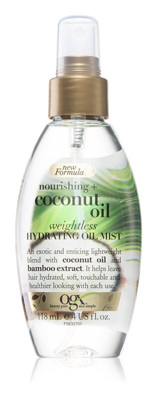 

Питательное и увлажняющее масло для волос OGX Coconut Oil