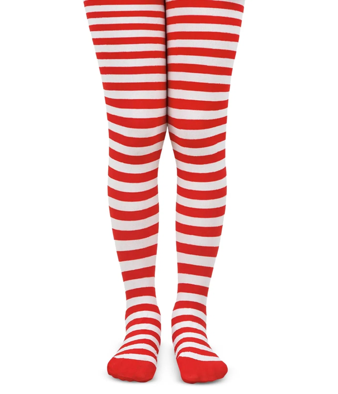 Колготки в полоску (для малышей, маленьких и больших детей) Striped Tights (Toddler/Little Kid/Big Kid) Jefferies Socks, Red/White