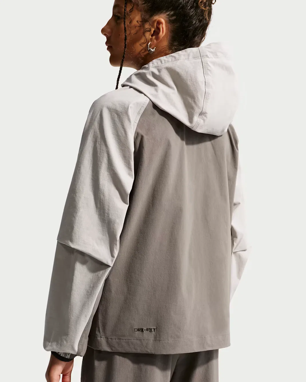 Тканая куртка для детей постарше (мальчиков) Nike Tech, Cave Stone/Moon Particle/Black — фото 4