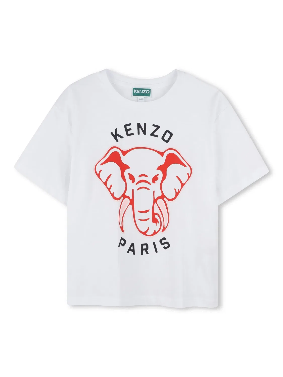 Футболка с принтом из органического хлопка Kenzo, белый