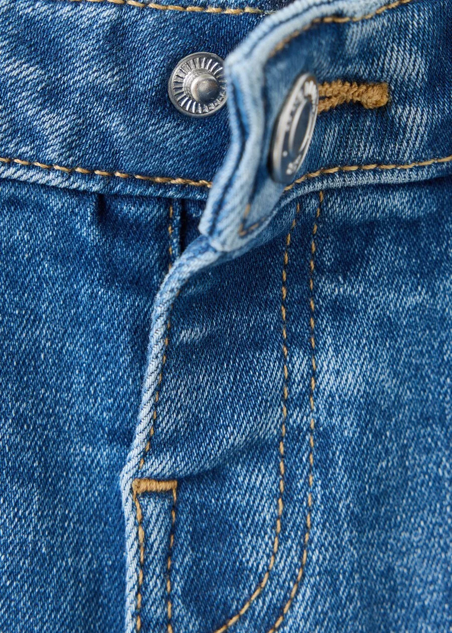 Детские джинсы MANGO KIDS Regular Jeans 'ELENA' синего цвета — фото 4
